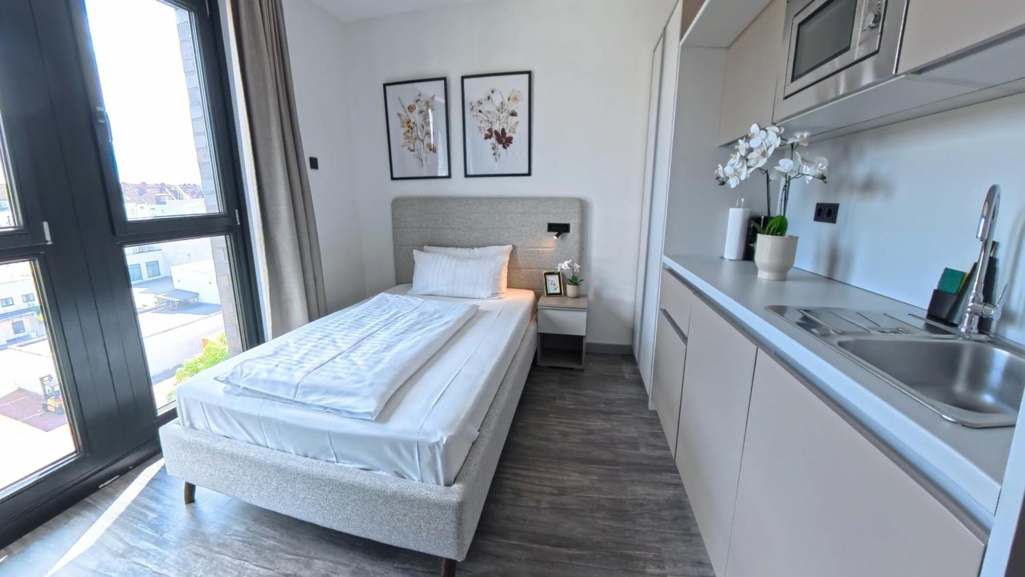 Novera Aparthotel Hamburg Bagian luar foto